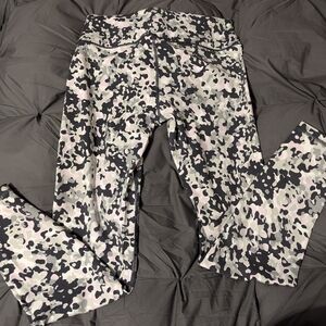 Victoria's Secret Black and Gray Leggings